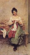 THe Seamstress Eugene de Blaas